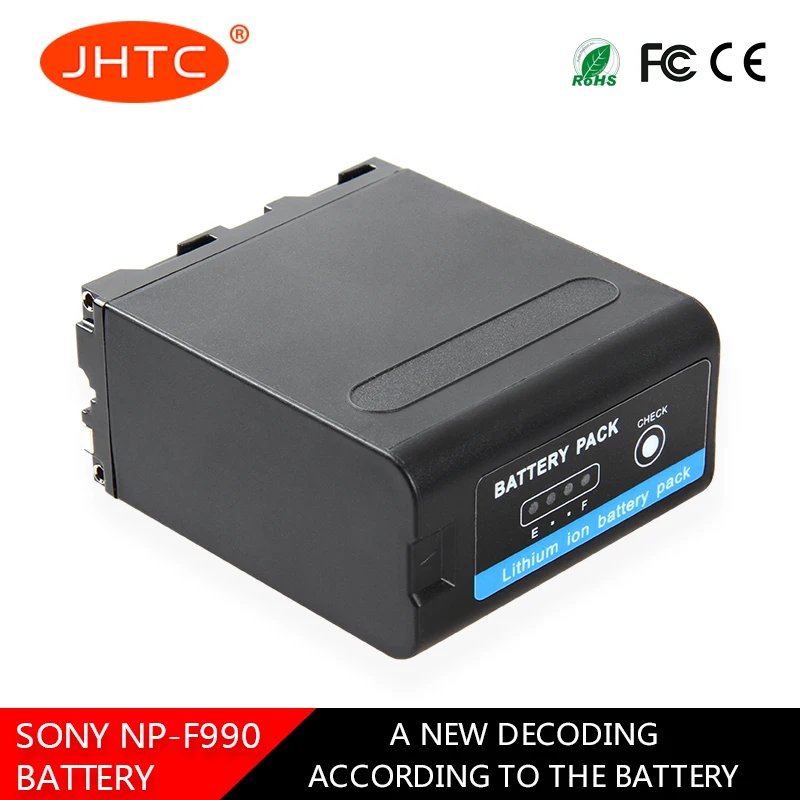 JHTC 3 шт. NP F990 8800 мА/ч Камера Батарея для Sony видеокамера HXR MC1500C NEX EA50 DSR PD198P HVR Z7C NX3 5