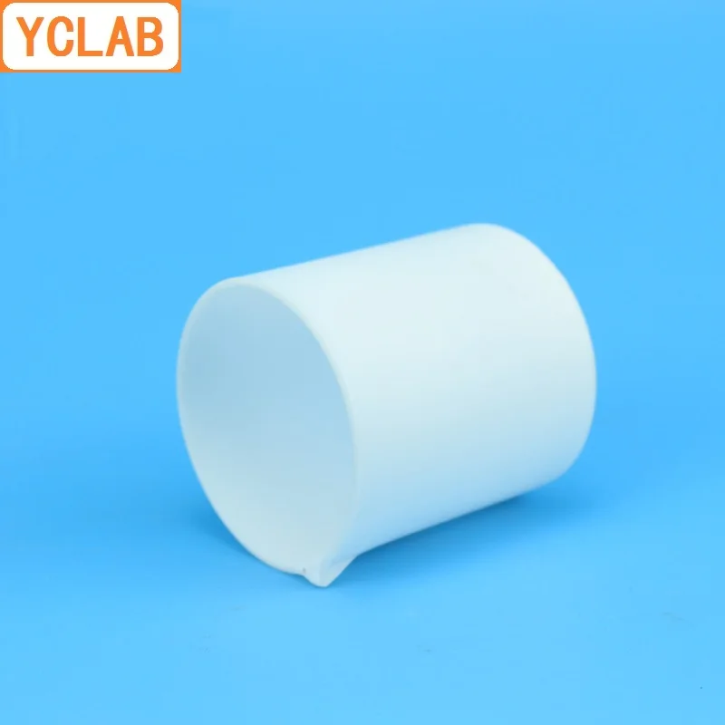 Низкий стакан YCLAB 50 мл из ПТФЭ с носиком полиэтиленовый тетрафторэтилен пластик F4