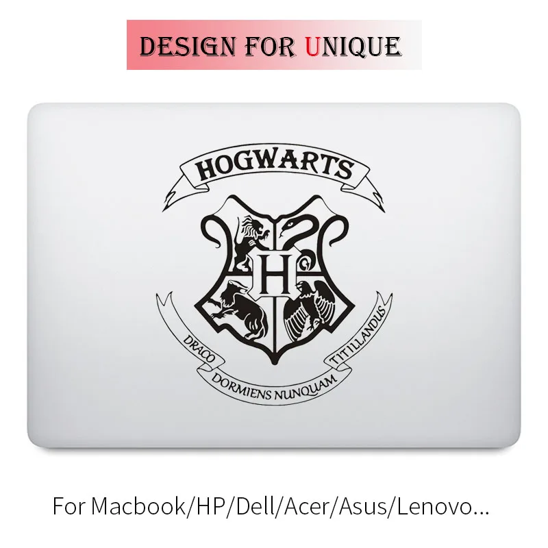 Школьный значок Гарри магический наклейка на Ноутбук Apple Macbook Pro Air Retina 11 12 13 15
