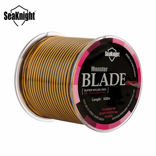 SeaKnight Фирменная нейлоновая рыболовная леска серии Blade 500 м многоцветная