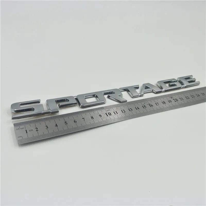 

For Kia Sportage Rear Trunk Tail Gate Emblem Sportage R Nameplate Letters Stickers