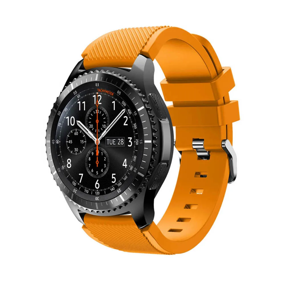 Ремешок для часов Gear S3 Frontier / Classic 22 мм мягкий силиконовый сменный Браслет
