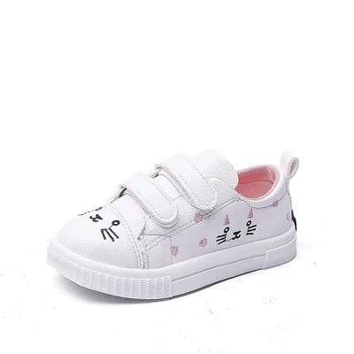

Autumn Fashionable Net Breathable Leisure Sports Cartoon Cat Running Shoes For Girls Shoes For Boys Brand Leather kids Shoes