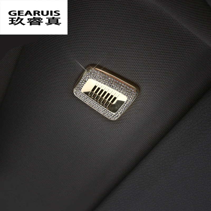 

Car Diamond Interior Roof Dome Microphone decorative Cover Trim Car styling For BMW F30 F15 F12 F25 F10 F06 X3 X5 3 4 5 6 Series