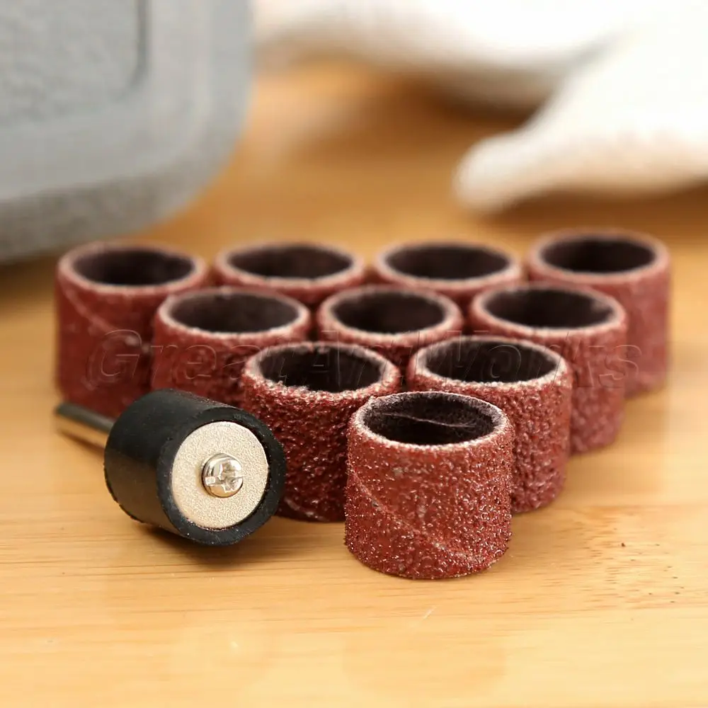 Бесплатная доставка dophee 10 шт. рефилы 80-grit шлифовальные ленты с 1 1/2 &quotшлифовальным