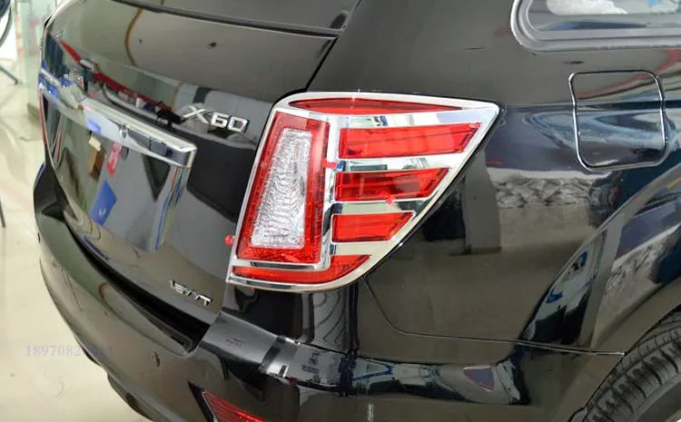 ABS Хромированная накладка на переднюю фару заднюю лампу автомобильный Стайлинг