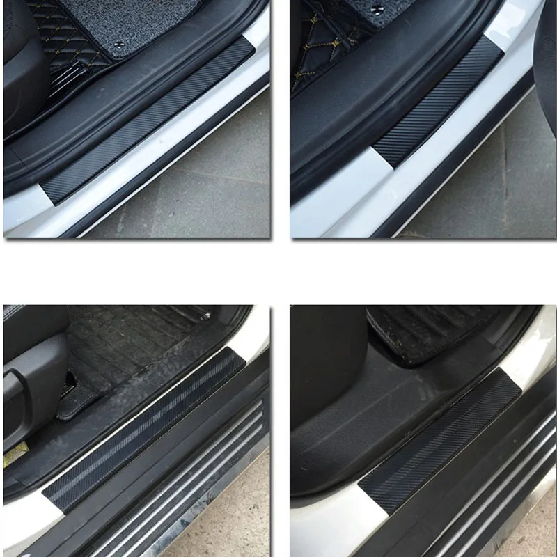 4PCS 60cm x 6.7cm car sticker universal scratch-resistant carbon fiber for Opel Astra VAUXHALL MOKKA Zafira Insignia | Автомобили и