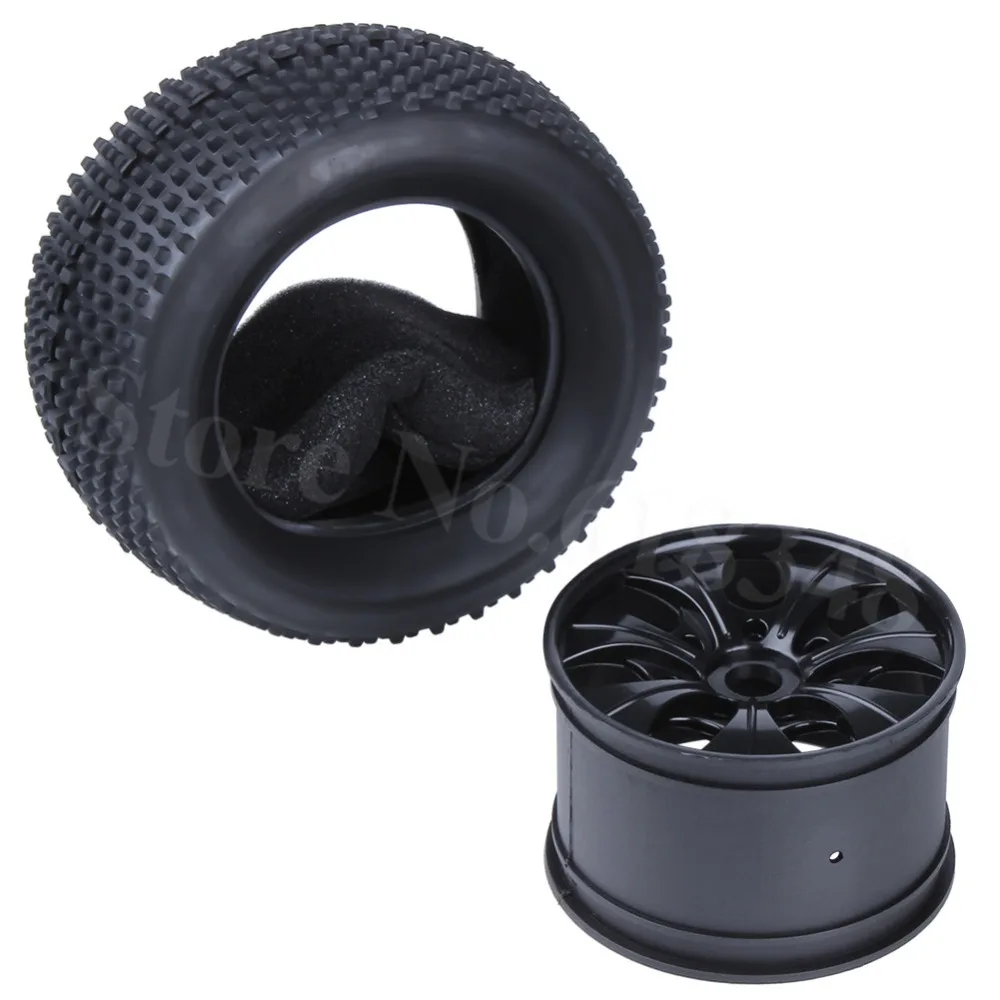 4 шт. 140 мм RC 2 8 колеса 1/8 Monster Truck шины 17 Hex Hub для внедорожных 4WD HSP TORNADO Nitro E9 94083
