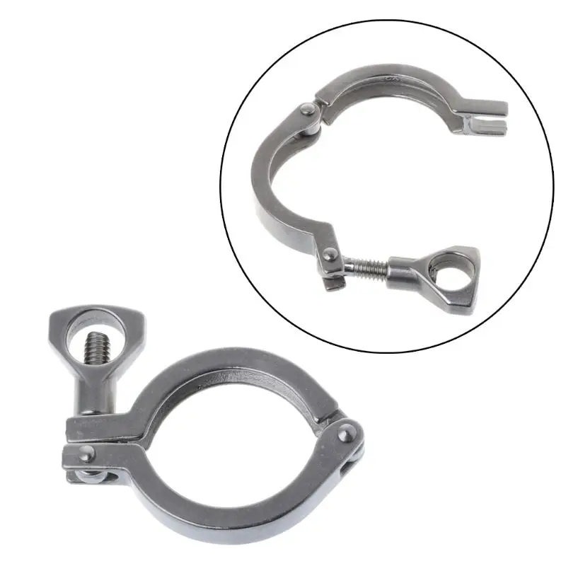 Тройной зажим из нержавеющей стали 1 5 дюйма с одним штифтом сверхпрочный гаечным