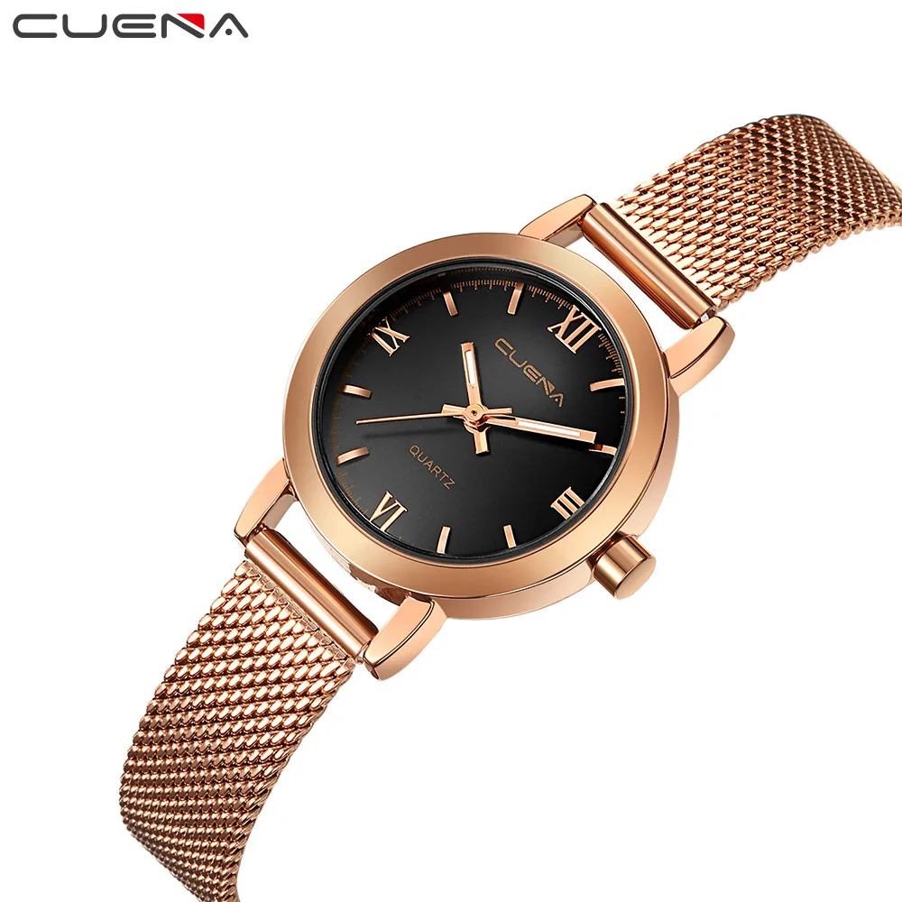 Роскошные модные женские часы из нержавеющей стали аналоговые кварцевые