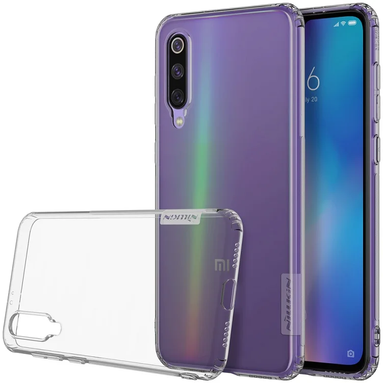Mi 9 SE Grey Для xiaomi mi 9 se чехол-накладка 5,97 ''Nillkin натуральный прозрачный мягкий кремний TPU Защитный чехол для xiaomi mi 9 se чехол - Цвет: Mi 9 SE Grey