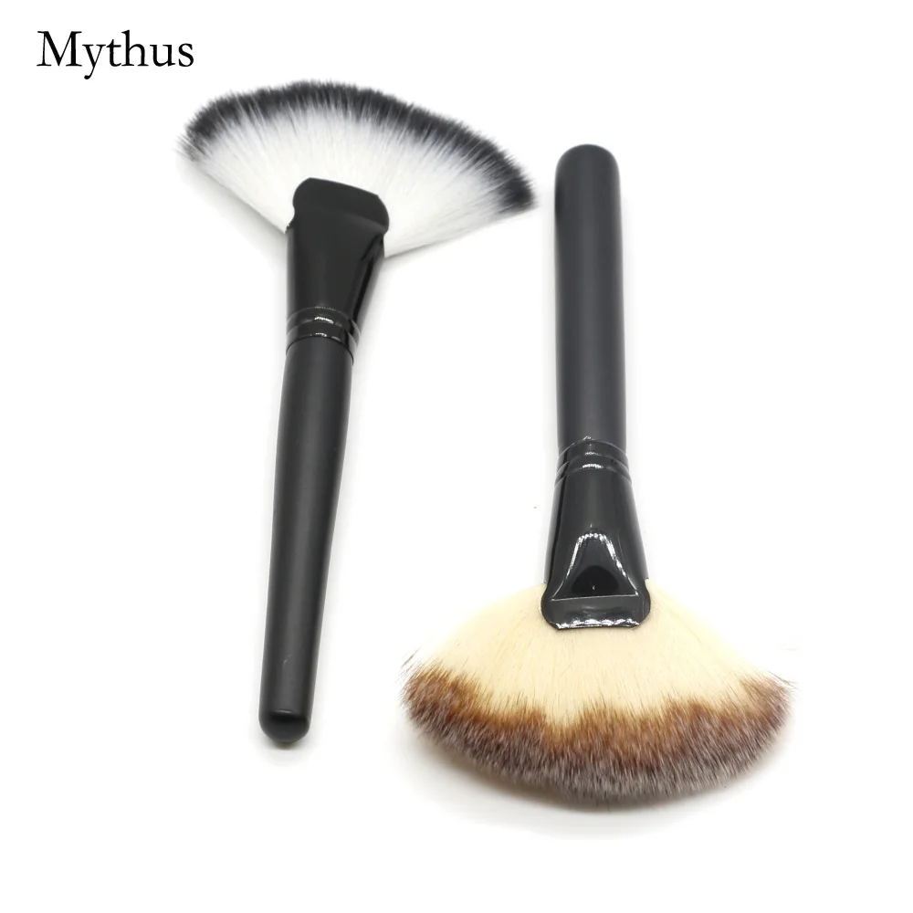 Mythus1pc большая Веерная профессиональная кисть для румян пудра тональная
