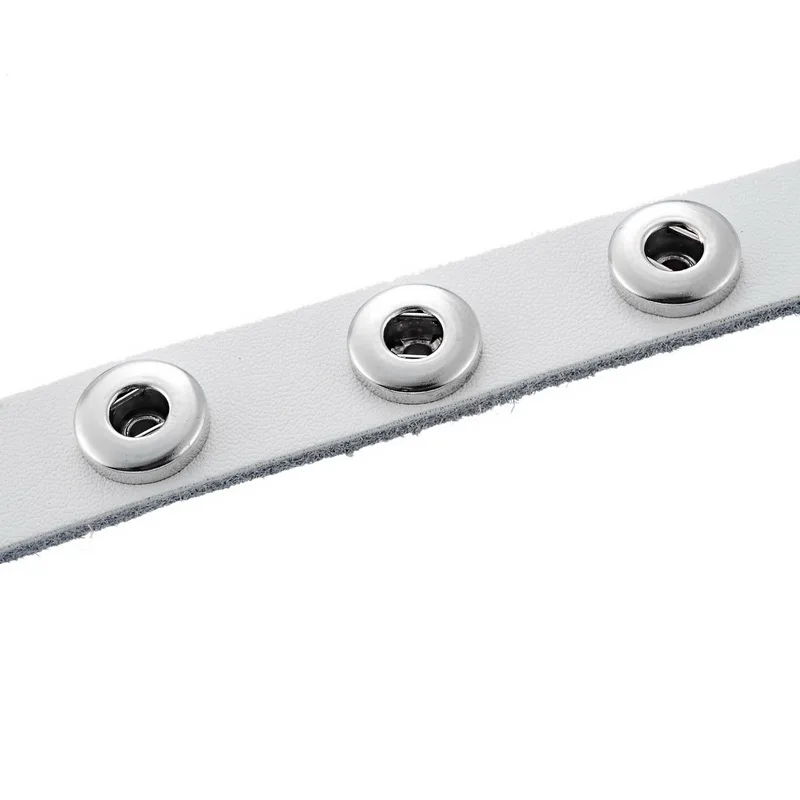 5 шт. Лидер продаж белая натуральная кожа дети замочками ремешок Браслеты