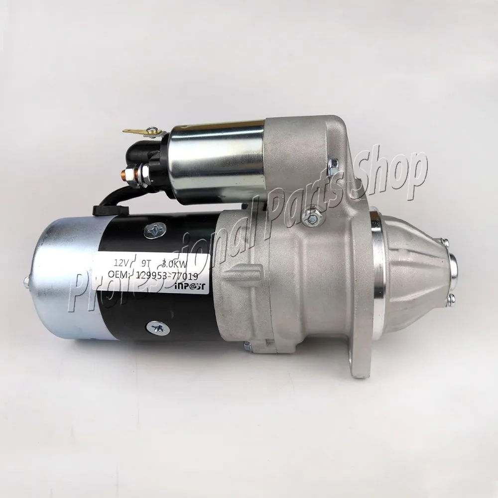 Новый Стартер для Yanmar 4TNE98 129953-77019 YM129953-77010 YM129953-77019 двигателя | Автомобили и