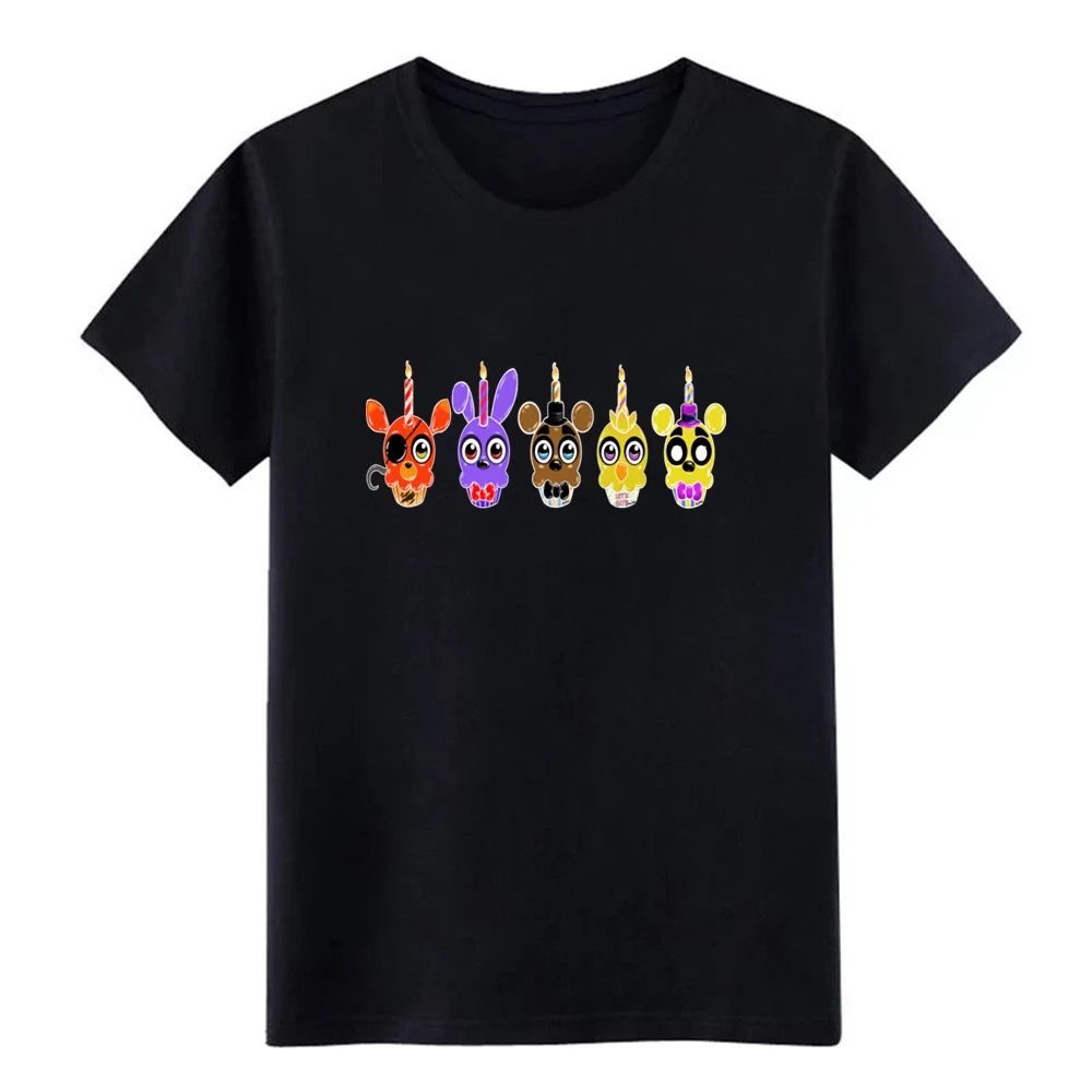 Fnaf cupcakes 5 футболка на заказ 100% хлопок евро размер S 3xl буквы Графический дышащий
