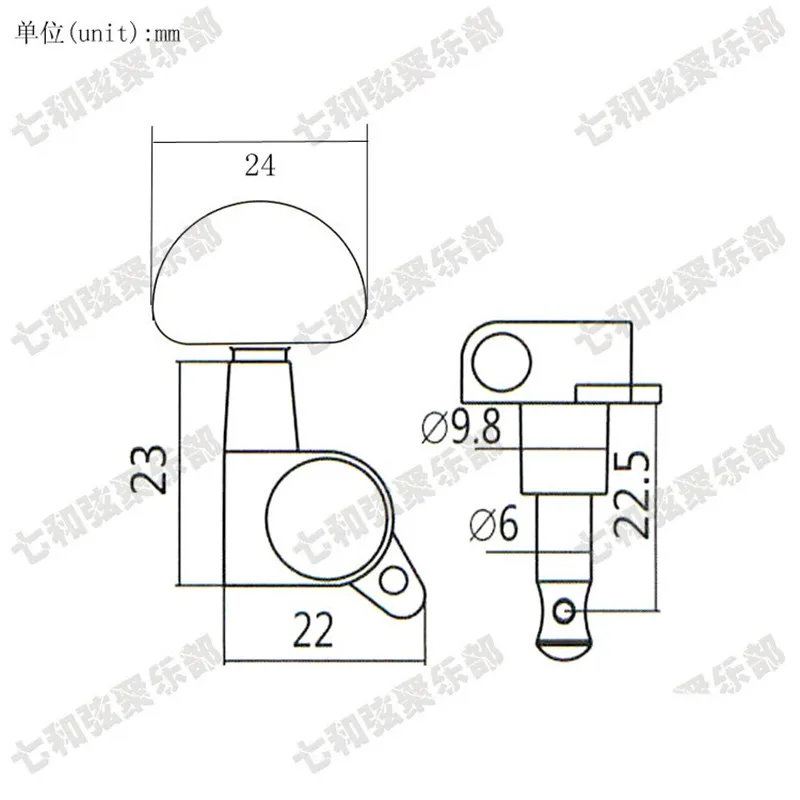 Золотистая акустическая электрическая гитара 3R3L встроенная Настройка гитары