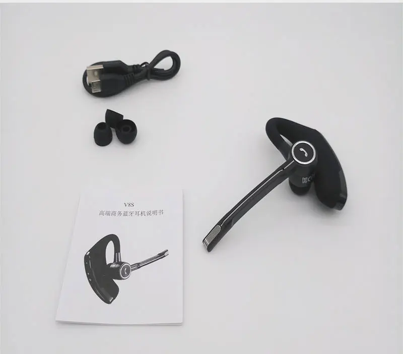 NDJU, беспроводные Bluetooth наушники, громкая связь, бизнес Bluetooth гарнитура, наушники с шумоподавлением с микрофоном для Iphone, Xiaomi, телефона