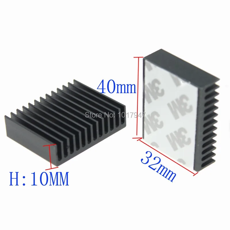 1 шт. алюминиевый радиатор для охлаждения 40x32x10 мм | Компьютеры и офис