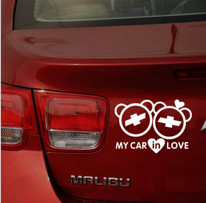 2pcs/lot Free shipping Reflective Waterproof MY Car In Love Stickers Rear Tips Sticker styling For Chevrolet Cruze |