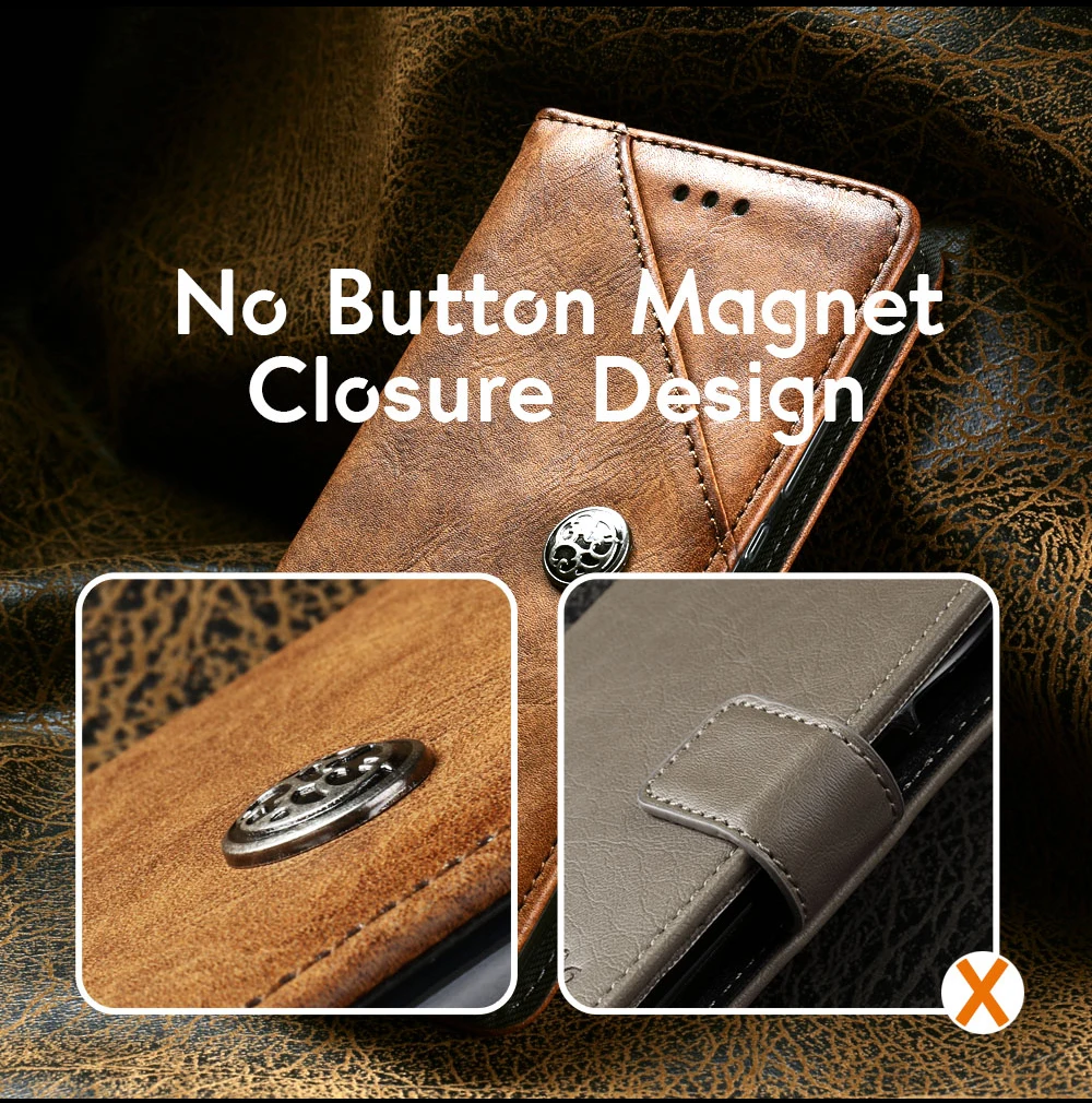 TAOYUNXI Cases For Oukitel K6000 Plus Case Leather Retro Flip Wallet Multifunction Magnetic Covers Bags Shell Skin Hood Housings