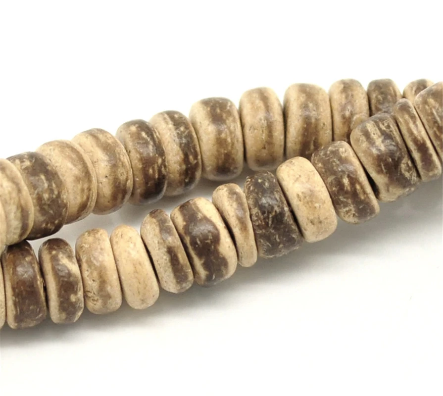 Бусины DoreenBeads 4 нити из натурального кокосового дерева круглые бусины ручной