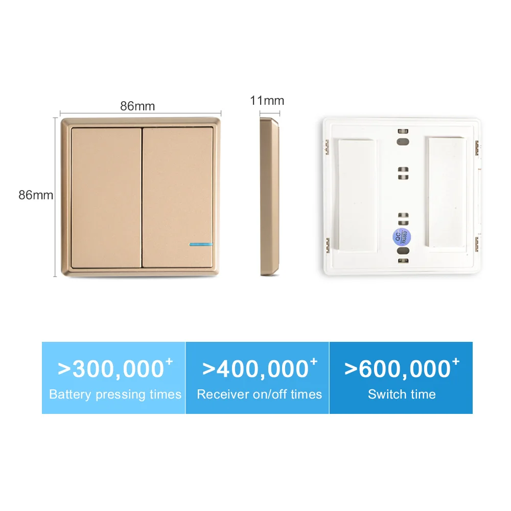 Беспроводной Выключатель света с дистанционным управлением настенный