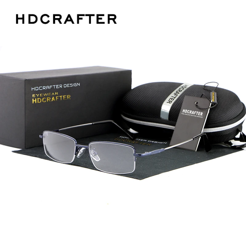 HDCRAFTER, новинка, очки для близорукости, оправа, простое зеркало, женская мода, металлическая оправа, мужские очки, оптическая оправа