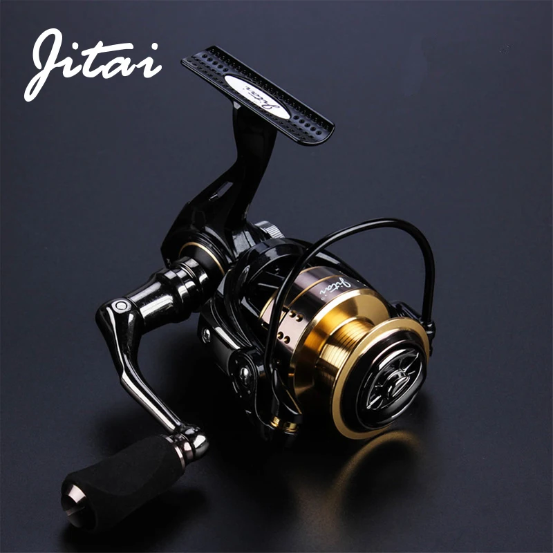 

JITAI Freshwater Fishing Reels Spinning Wheels For Lure Fishing 11+1BB 5.2:1 High Speed Fishing Coil EVA Handle Knob Carretilha