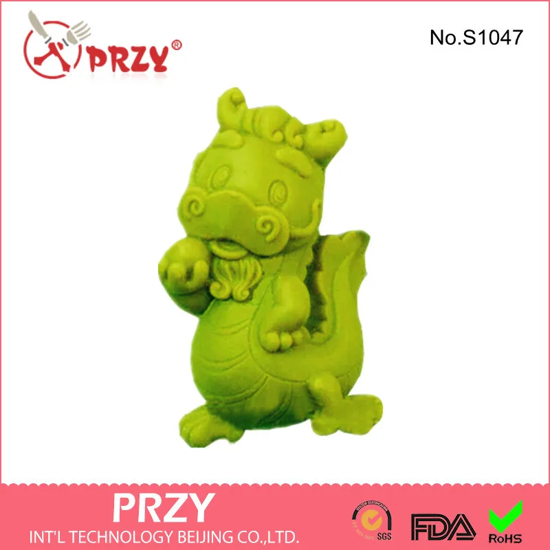

Free shipping DIY Dragon modelling silicon soap mold Cake decoration mold Handmade soap mold