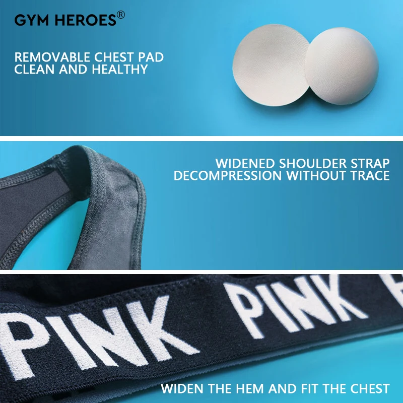 Women Yoga bra Sports Bra Running Fitness Gym bras female Straps Padded Crop Top Underwear Seamless Vest | Спорт и развлечения
