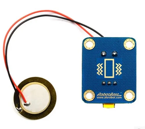 Имитация пьезоэлектрического керамического вибрационного датчика для Arduino |