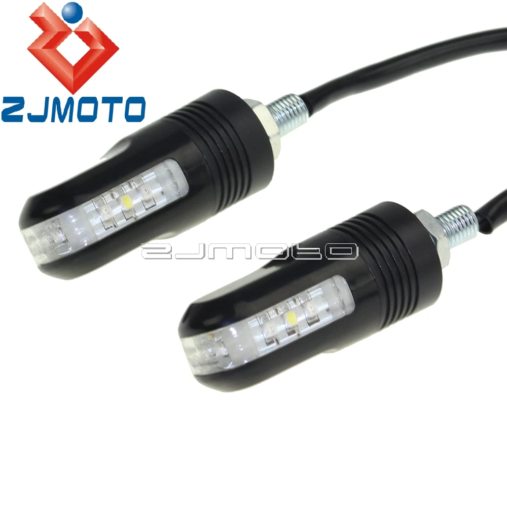 Мотоцикл 7/8 &quotРуль Светодиодные Сигнальные огни E Mark Бар Конец световые