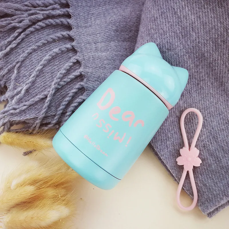 Free Custom 2019 New HOT SALE The Fox Vacuum Flasks 304 Stainless Steel Thermos Cup 300ml Office Drinking Water Bottle Gift Mug | Дом и сад