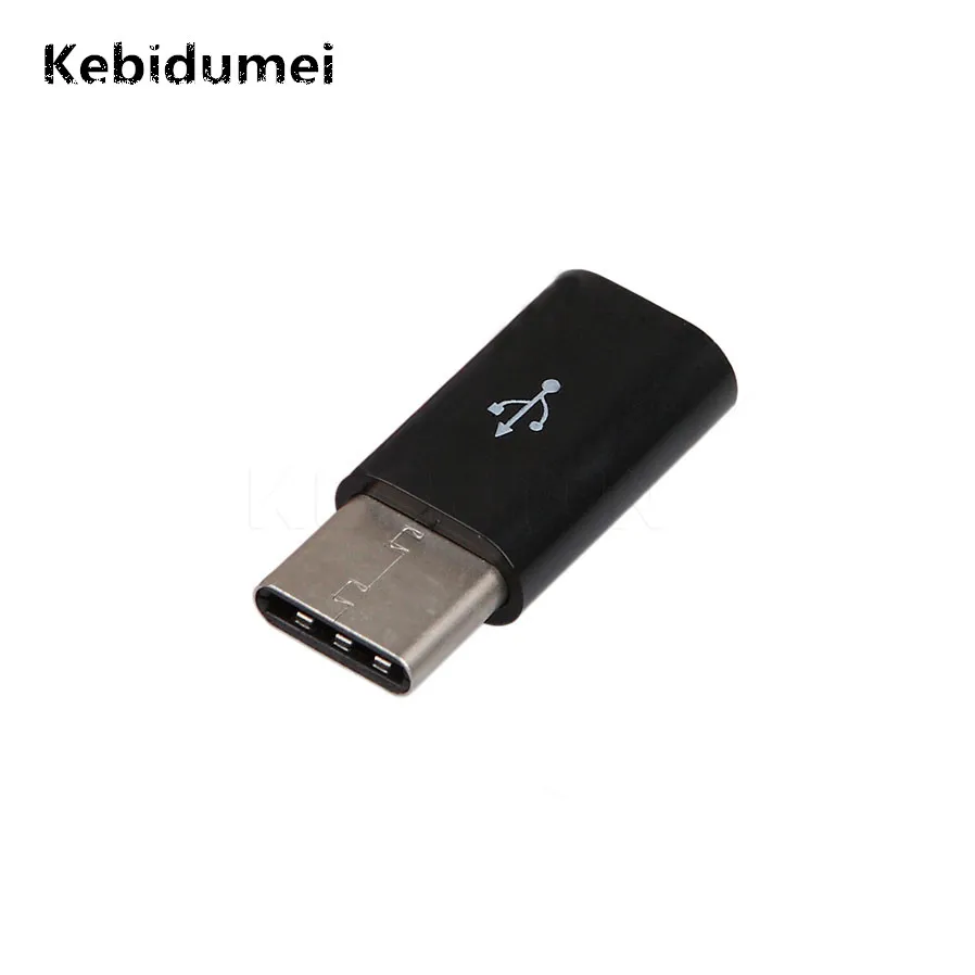 Мини конвертер Kebidumei с разъемом типа C USB 3 1 папа Micro адаптер для Macbook Nokia N1 OnePlus 2 Letv One