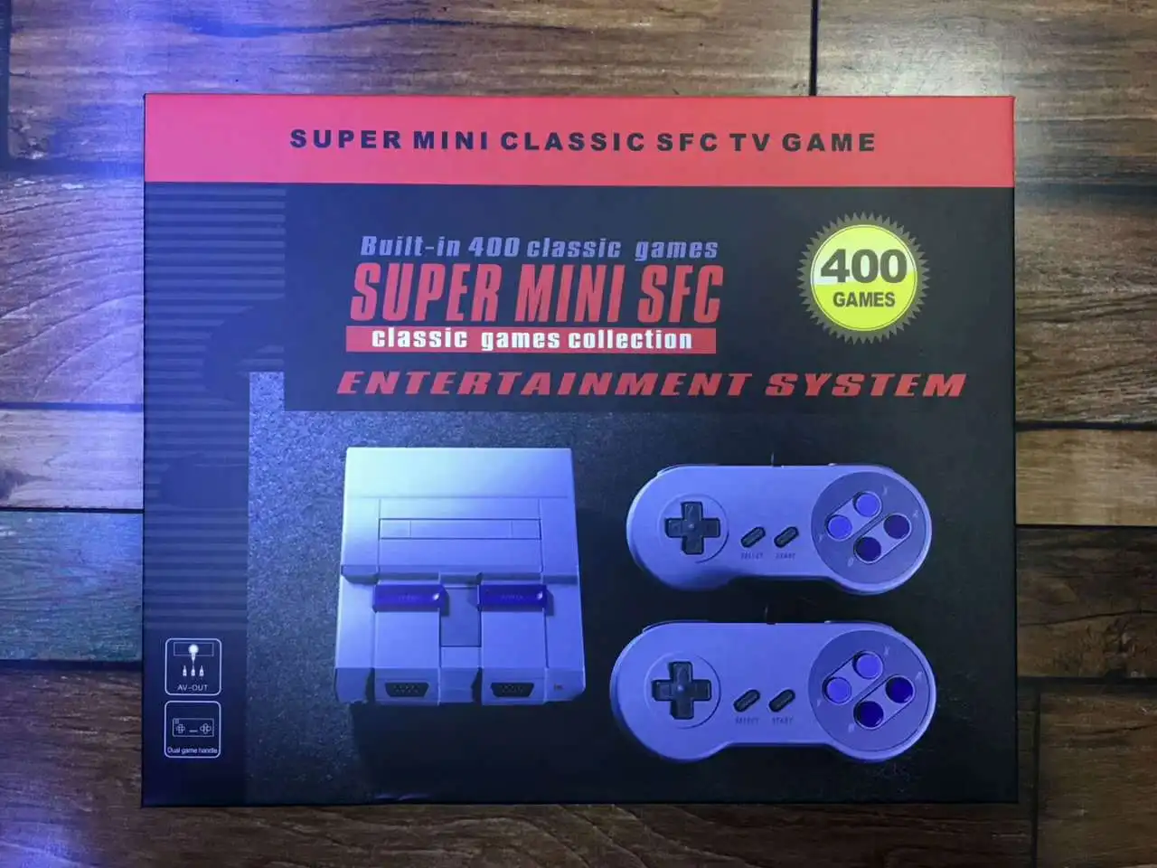 Coolbaby Cross-border предназначен для SUPERSFC мини консоль Встроенный 400 игр NES Мини ТВ-консоль