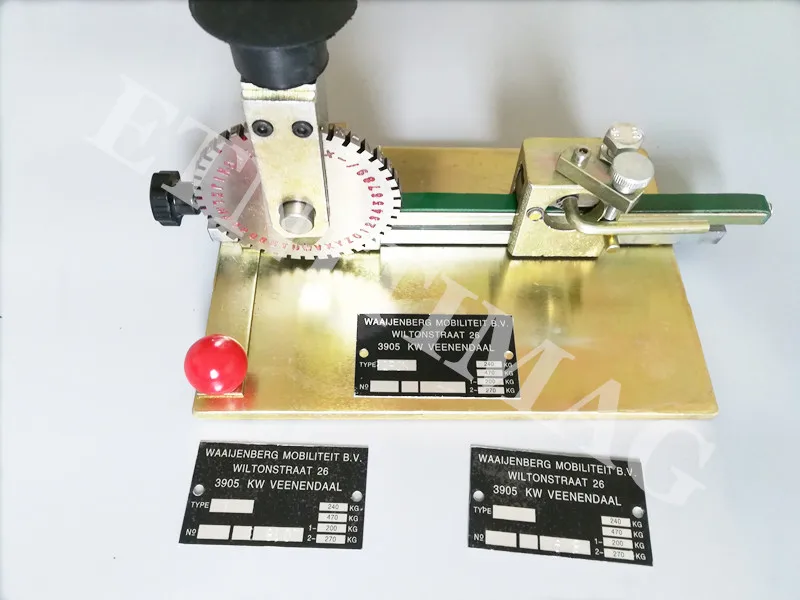 Портативная ручная машина для тиснения тег механического электрического насосы