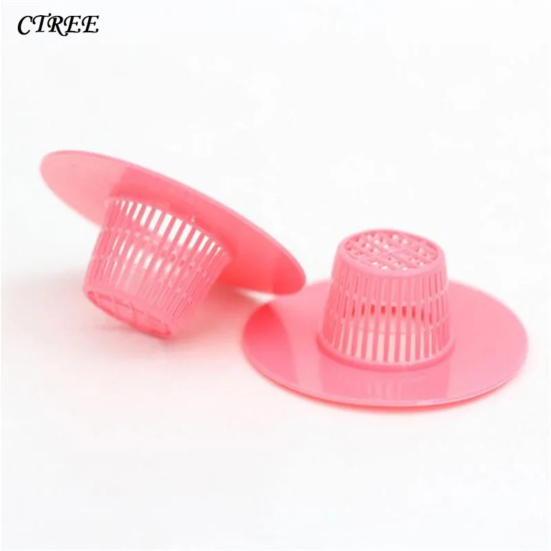 

CTREE 6pcs/Set Creative Kitchen Sink Strainer Bathroom Shower Hair Drain Sink Drains Cover Colander Sewer Filter Strainers C572
