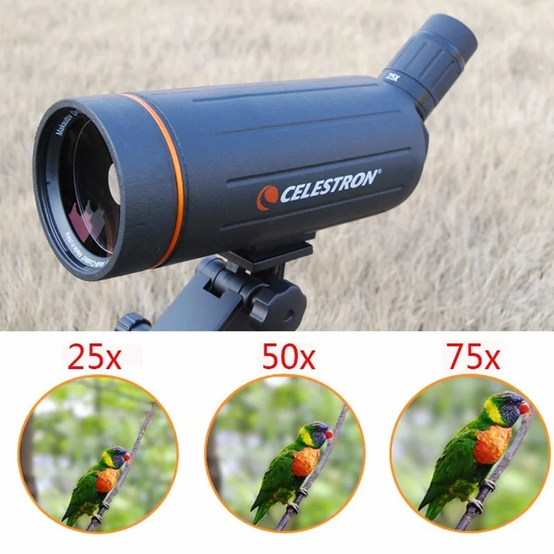 Телескоп Celestron 25 75x C70 Mini Mak точечный Монокуляр телескоп с полным многослойным