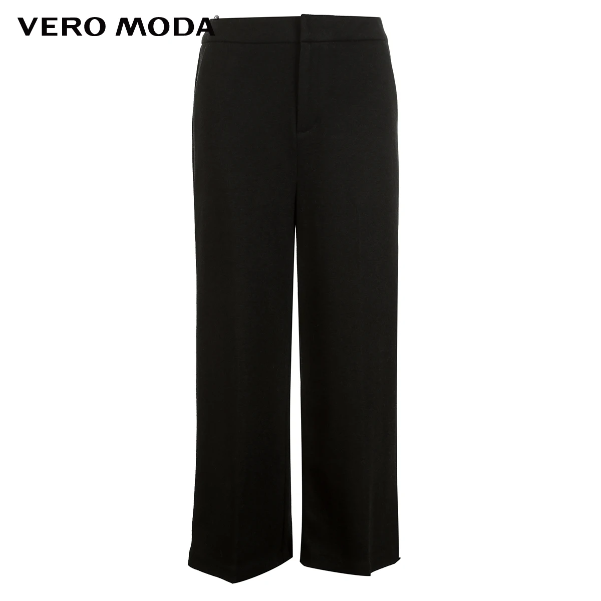 Vero Moda женские новые офисные с высокой талией широкие брюки три четверти повседневные брюки | 31836J520