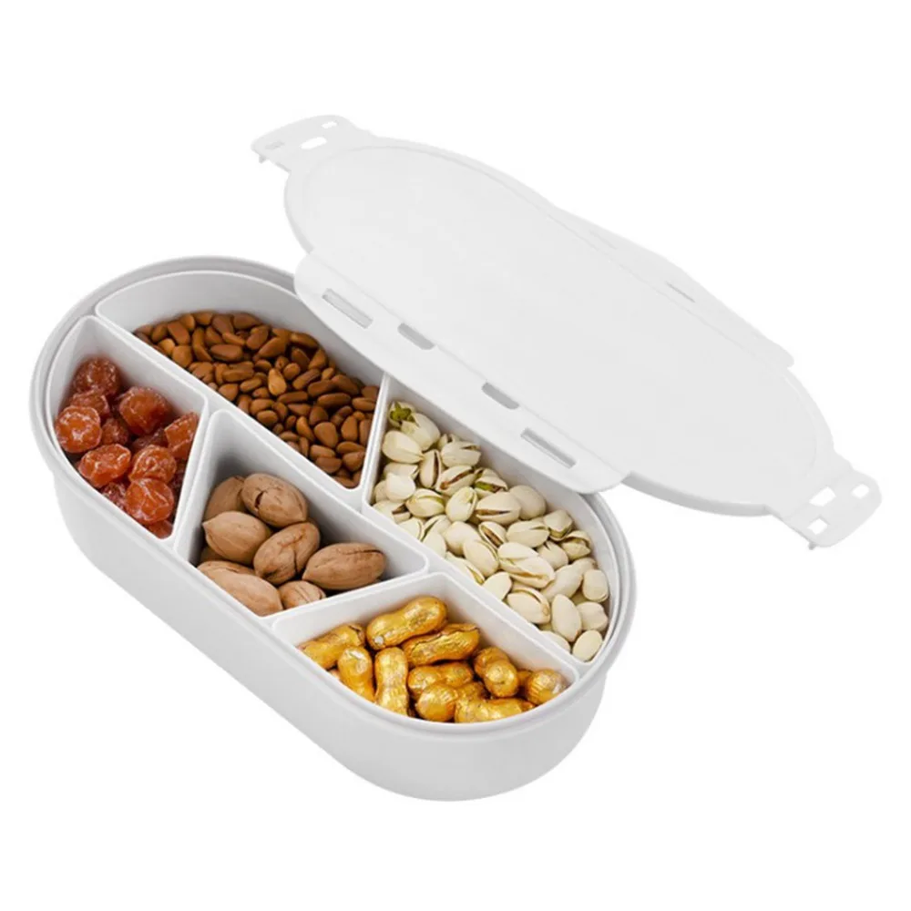 Новинка 2019 креативный отсек для коробки с крышкой снэк бокс пластиковая коробка