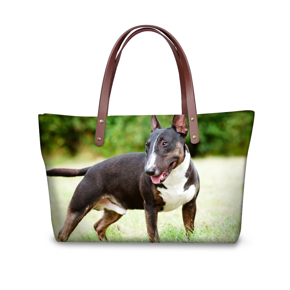 Индивидуальная женская сумка через плечо Bull Terrier модная для девочек Женская