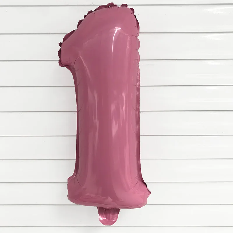 Воздушные шары с цифрами 16 дюймов украшение на день рождения жемчужный синий