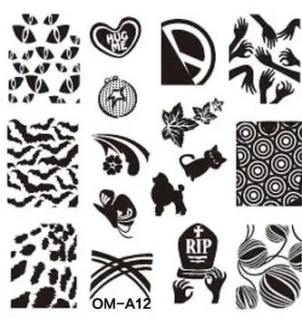 Мода стали ногтей Штамп Штамповка Изображения Konad Пластины Для Печати Nail Art
