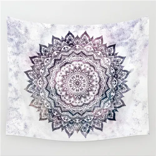 12 Cilected 24 цвета психоделическая МАНДАЛА ГОБЕЛЕН хлопок геометрический узор с цветком лотоса индийский гобелен Настенный навесной домашний декор - Цвет: 12