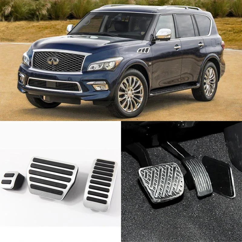 Чехол для педали газа Savanini алюминиевый нескользящий топливный чехол тормоза