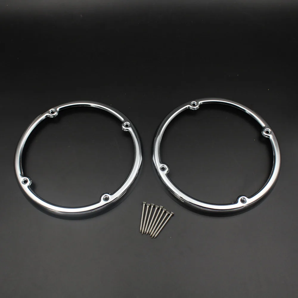 Накладка на гриль хром вдова президент + 1 пара накладок колонку для Harley Touring Electra