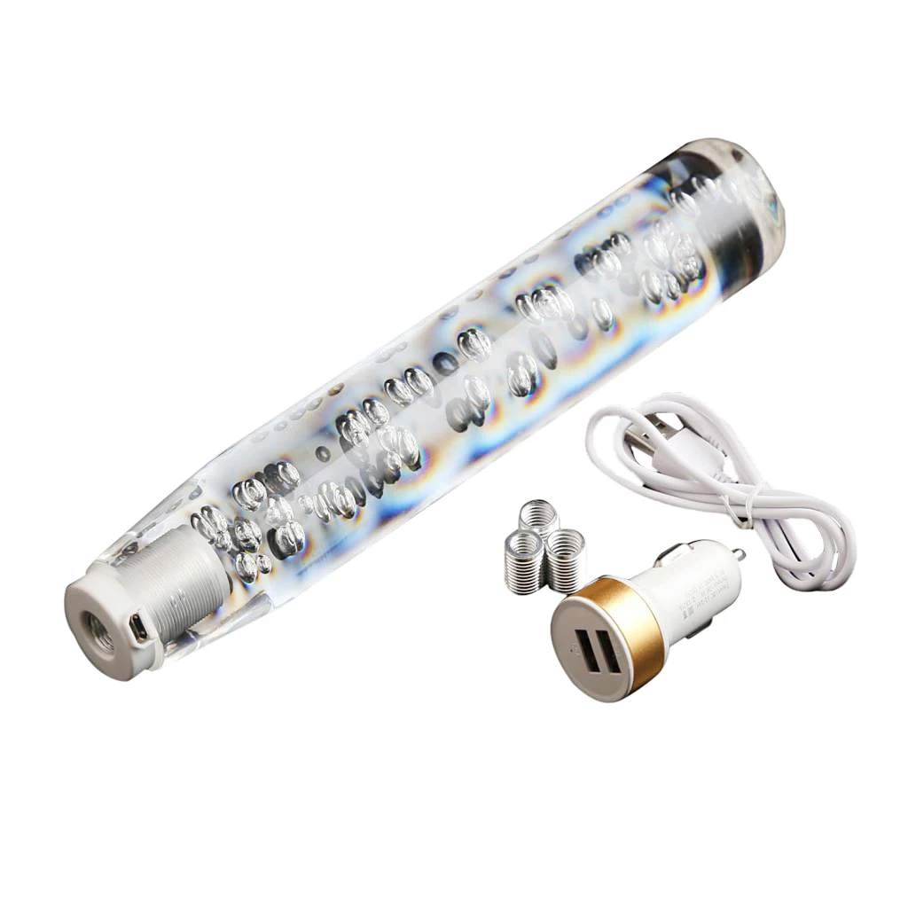 Универсальные Акриловые светодиодные Кристальные Пузырьковые ручки для