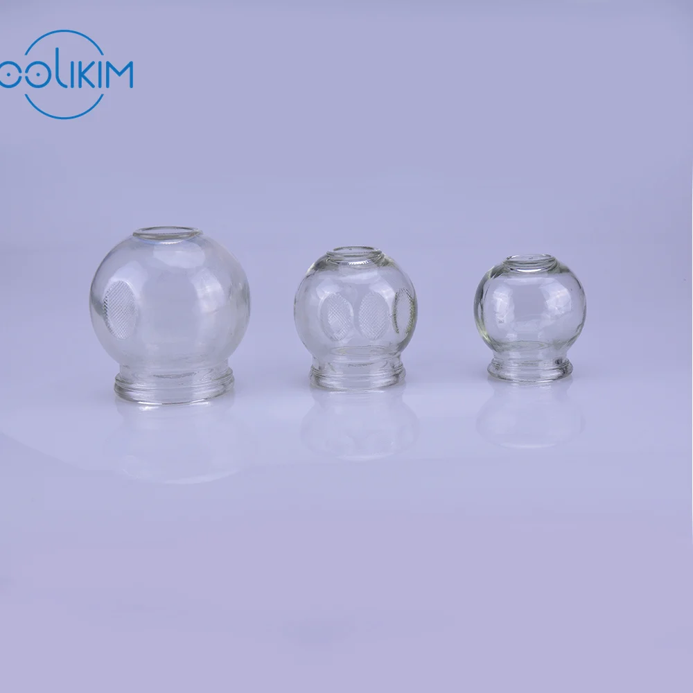 12 шт. стеклянная Массажная чашка вакуумная для тела огнеупорная терапии Набор