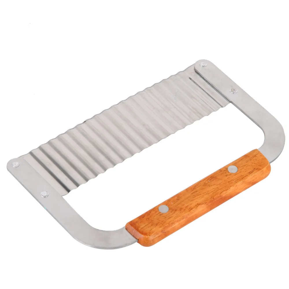 Новый Широкий волнистый крашковый гарнир для картофеля моркови огурца