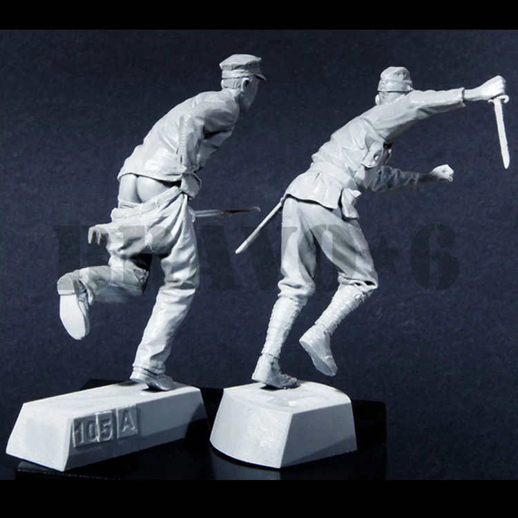 Банзай 1/35! Модель солдата GK из полимера военная тема WW2 разобранный и